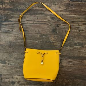 Lauren Ralph Lauren Yellow Bucket Bag